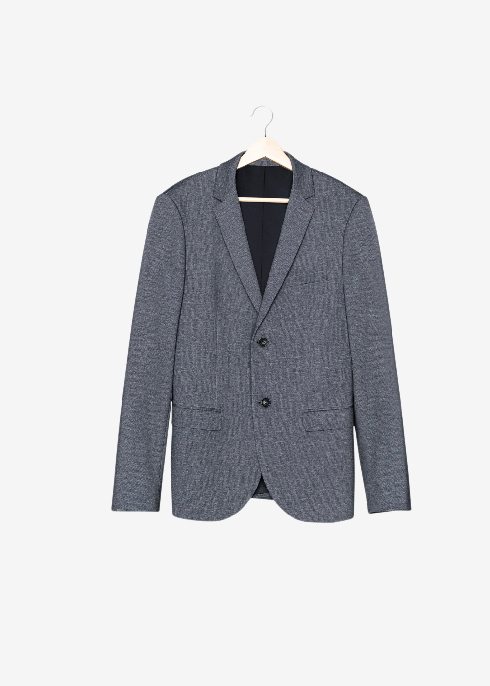 Relaxed Straight-Leg Blue Jeans